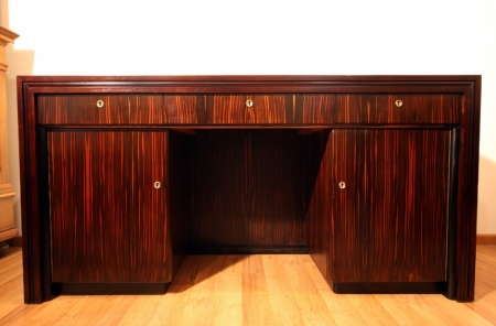 Biurko ART DECO heban makassar Bruno Paul